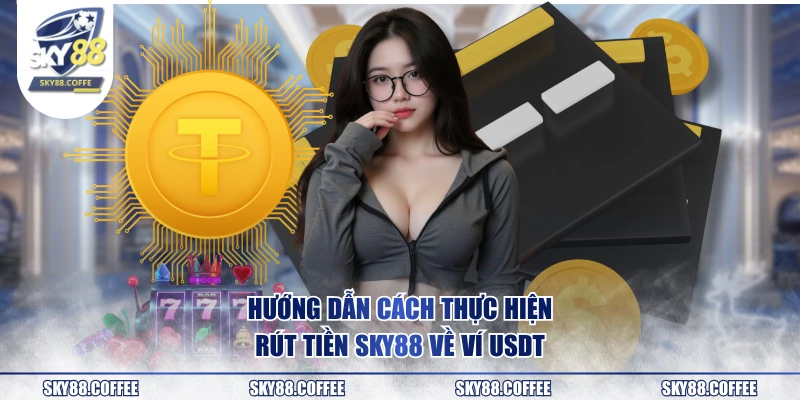 Hướng dẫn cách thực hiện rút tiền SKY88 về ví USDT