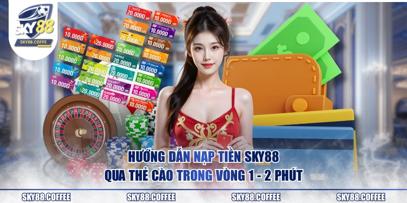 Hướng dẫn nạp tiền SKY88 qua thẻ cào trong vòng 1 - 2 phút